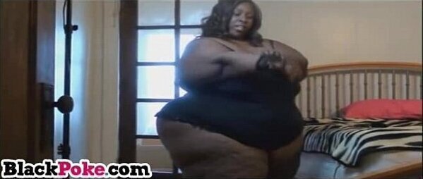 beautiful ebony with teasing