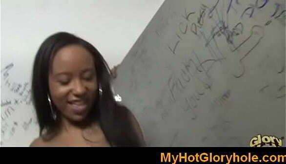 Gloryhole Initiations Adorable blowjob sweet sucking