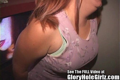 Tampa Gloryhole Girl Gets Slutty Coated Cum!