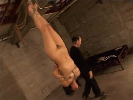 Japanese beauty suspension inverted whipping