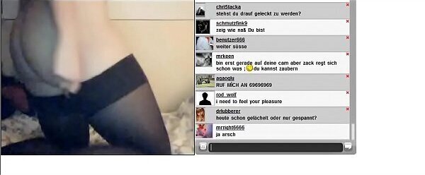 Deutsche Punkerin Zeigt arsch Fotze