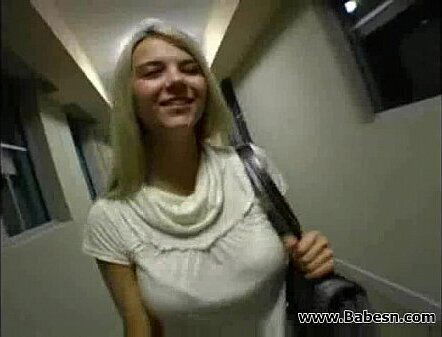 Bring young blonde hottie home