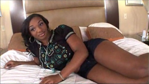 Busty black teen gets banged hard Amateur Video