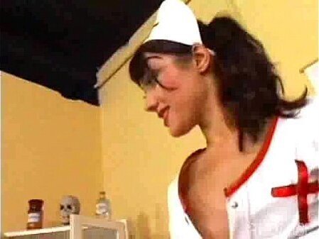 hottest Russian nurse sandwich