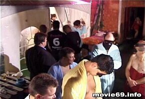 Amateur GangBang with 6 girls and 159 men!