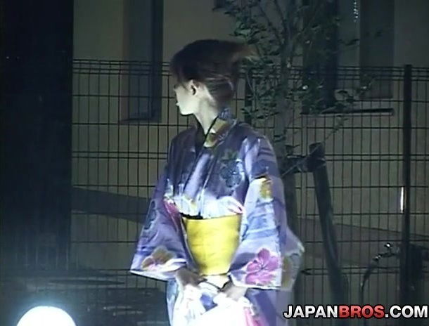 Japanese kimono babe hard fucking Yuki Mochida