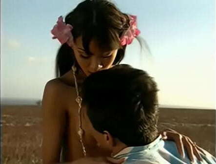 wood scene nice latina asian girl