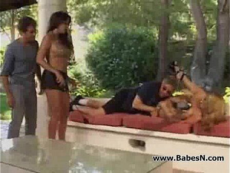 Family members sucking fucking