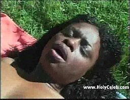 Chubby Lacey fucked on the lawn