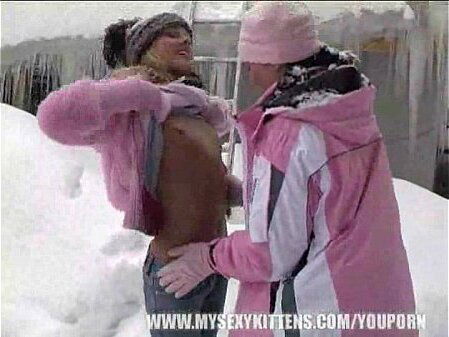 Young lesbian girls licking pussy snow