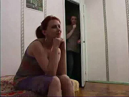 Ruskie Redhead Riding Skinny