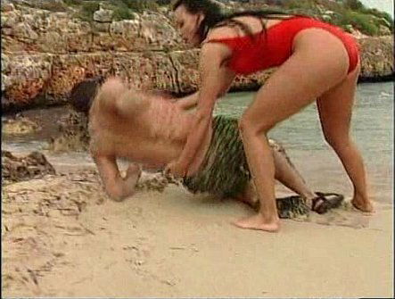 German lifeguard sucking fucking beach!