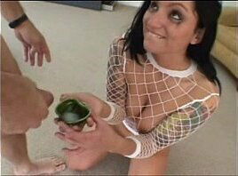 cum on food - corn chips cum dip