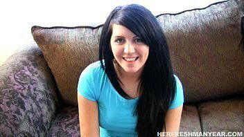 Cute chick Skyla Paige sucking fucking interviewer