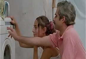 Older man in bathroom