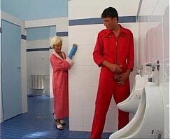 blonde cleaning lady Tiffany