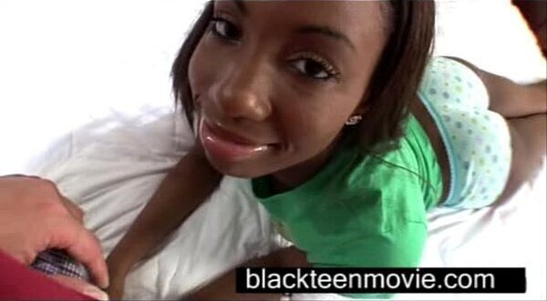 Cute ebony teen with nice butt hardcore black video