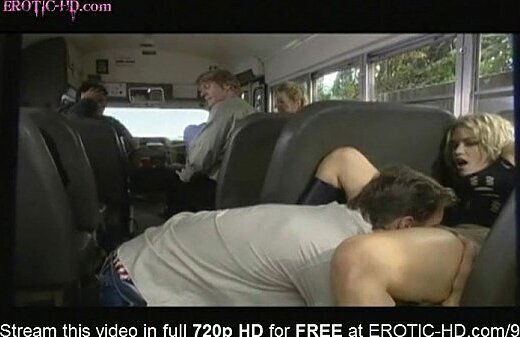 Cameron Caine knee highs, fucked schoolbus