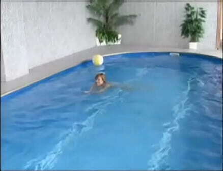 Weighed instructor fucks mature pool