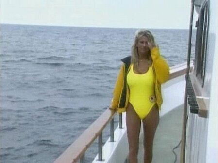 boat with busty Farrah