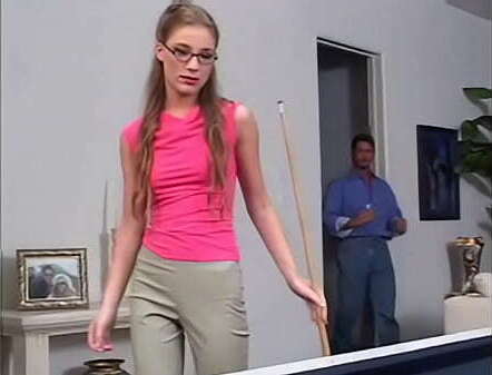 Aurora Snow Fucked Hard Pool Table