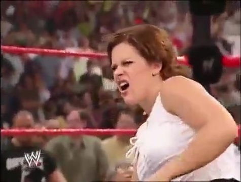 Trish Stratus Terri Runnels grappling front many people getting immensely sexually aroused