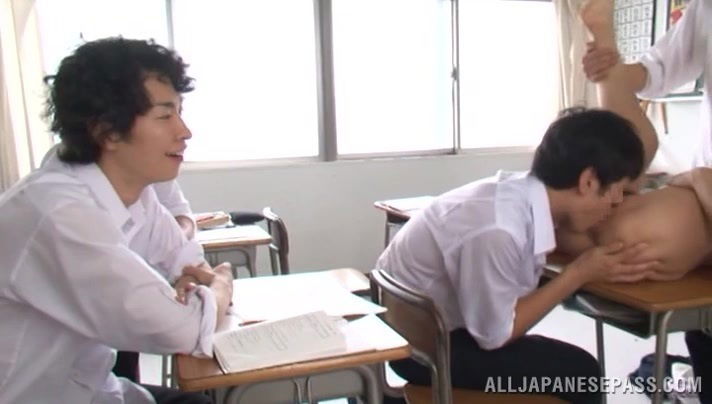 Hot teacher Akari Asahina enjoys fucking with student