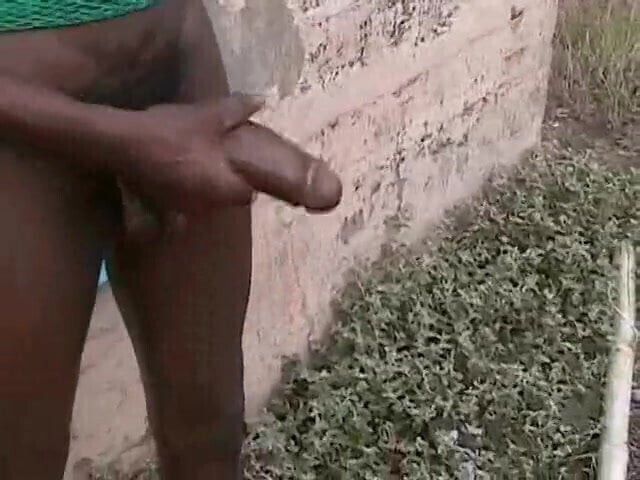 Handsome Black Masturbarting