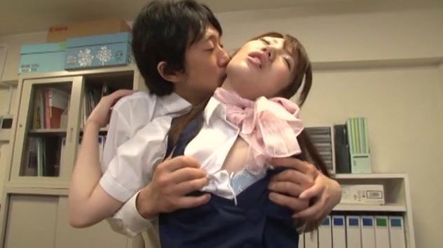Office Fucking With Yui Hoshino Begging For It On Her Desk