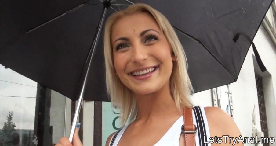 Sexy gf Celine Doll tries out anal sex and caught on tape