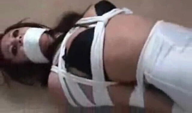 Hogtied damsel