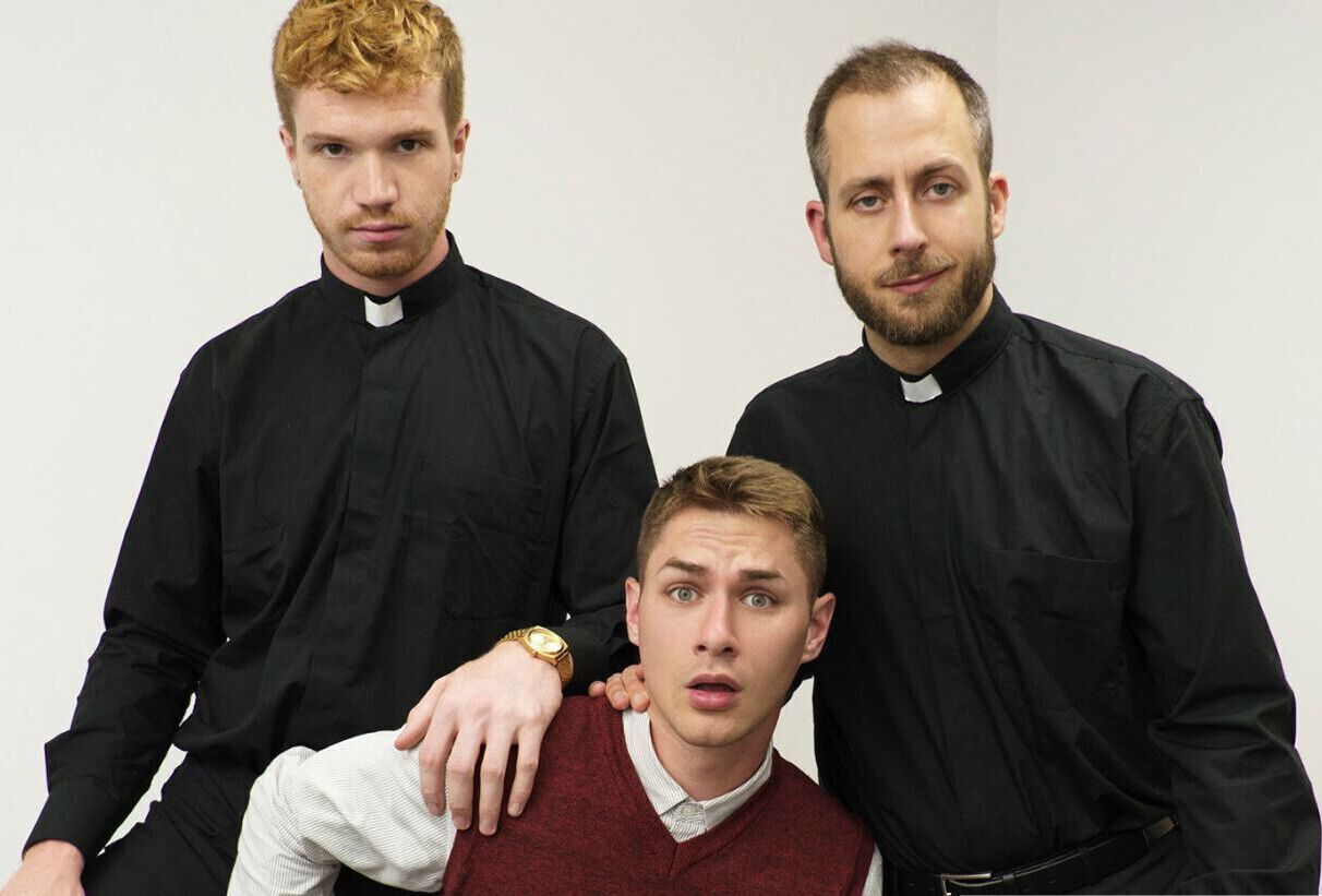 Young Twink Catholic Fucked Priests During Check