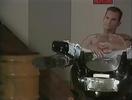 Young salami smuggler Hunter Scott wants become member bike band blonde bandit leathers Tyler Scott helps pass rite initiation