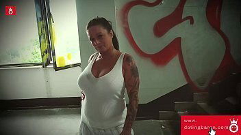 Dirty skank Adrienne Kiss gets pounded disked down abandoned building! Datingbaron.com