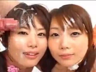 Asian girls bukkake