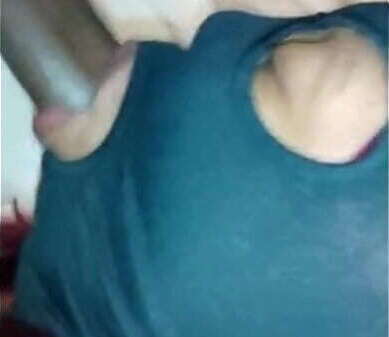 Ebony Cherry sucking dick