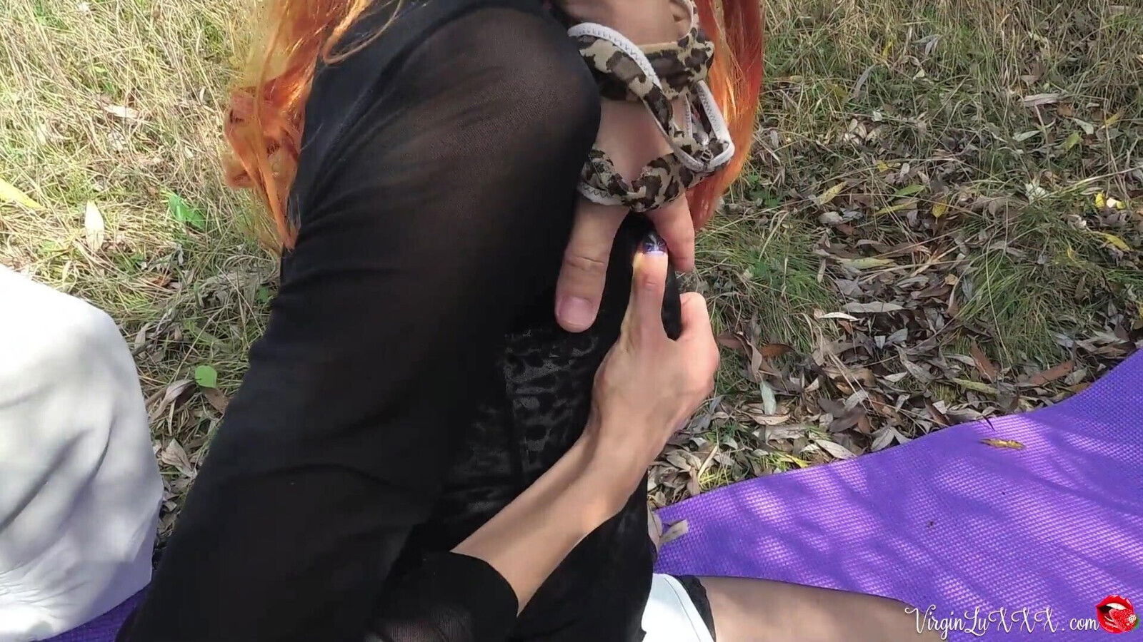 Cute Kitty Forest Fuck Mouth