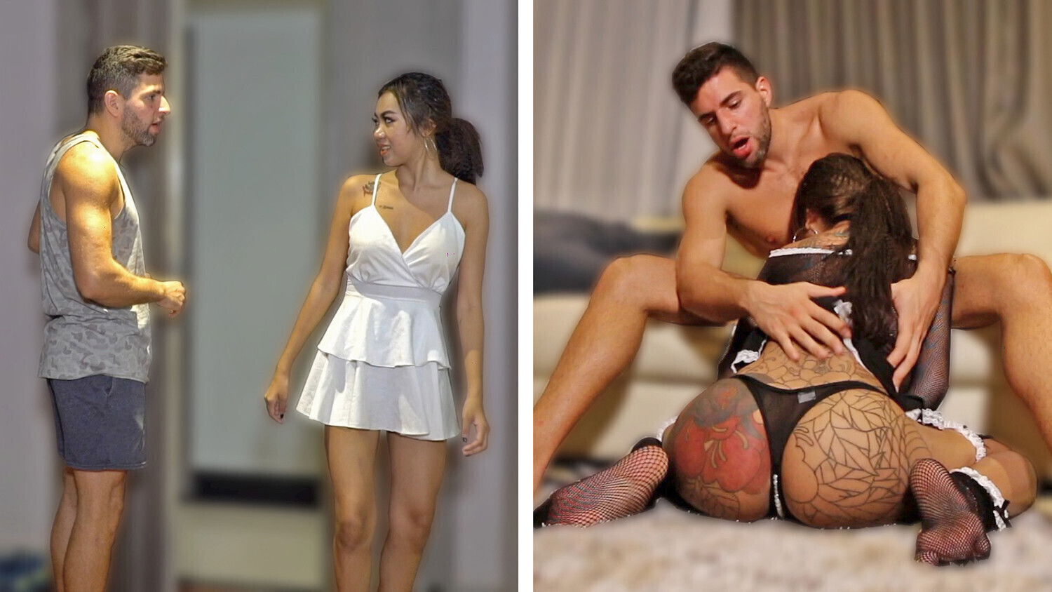 18yo Thai Asian Girl Covered Tattoos Moans Like Crazy