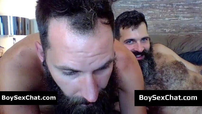 Bearded Guys Fucking Live