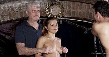 Loser male gets stick