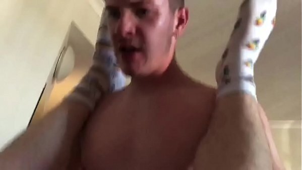 Bareback fucked Grindr hookup while boyfriend watching records
