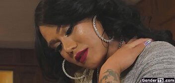 Latin shemale Diamond Dixon reamed