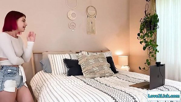 Brides fingering video chat