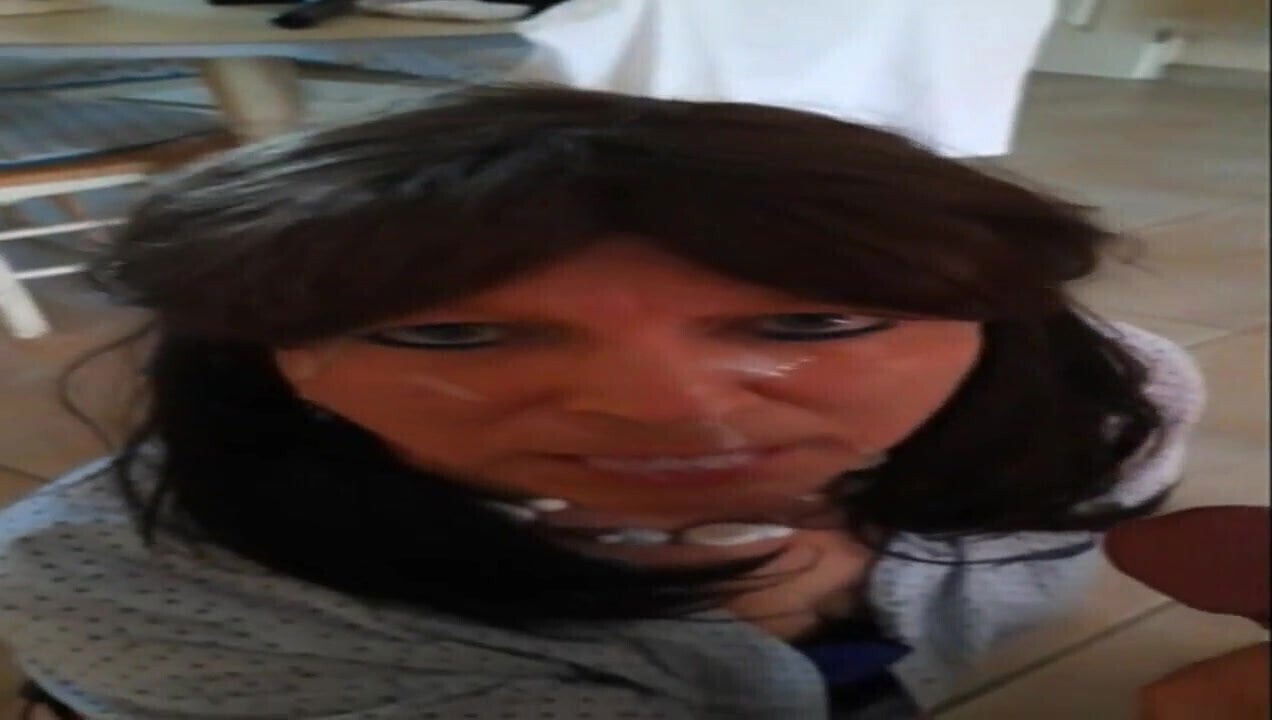 Candice french transvestite sucks deep