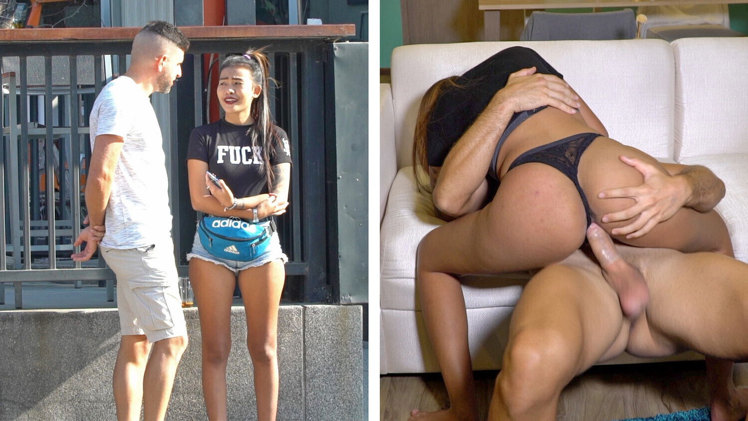 Amazing with Super 18yo Thai Teen with Bubble Butt