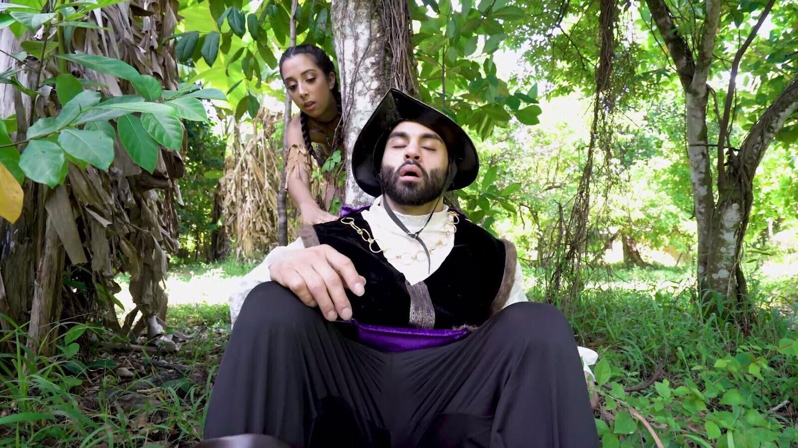 Magnificent brunette maven Kiarra Nava tepee