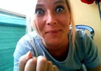 Horny Amateur Balcony