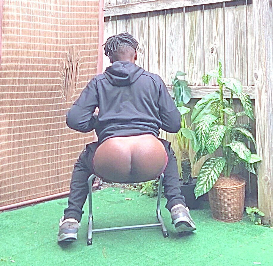 Playing With Butt Outside