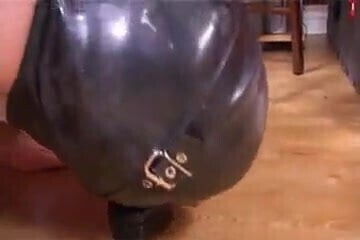 Spitting mistress dirty talk boots gloves