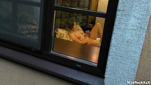 watched neighbor window when came home from work masturbated pussy
